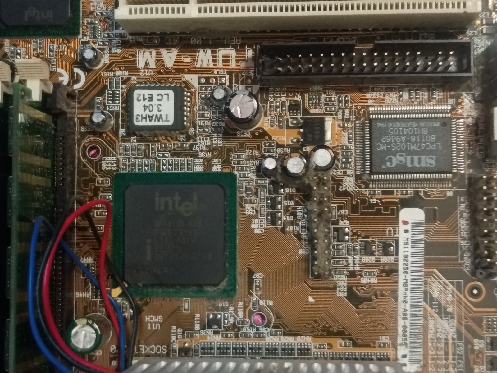 Intel TUW-AM ATX Socket 370 Motherboard SDR SDRAM PCI ISA On-Board Audio
