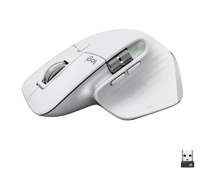 Logitech MX Master 3S Wireless Performance Mouse w/Ultra-fast Scrolling Pale Gra