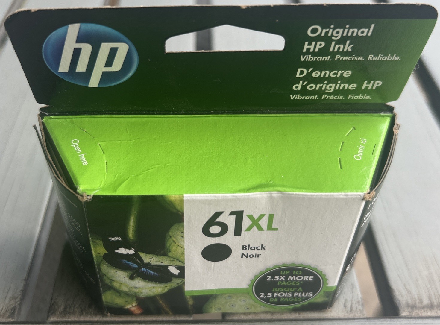Genuine HP 61XL Black Ink Cartridge Malaysia MAR 2024 New Sealed