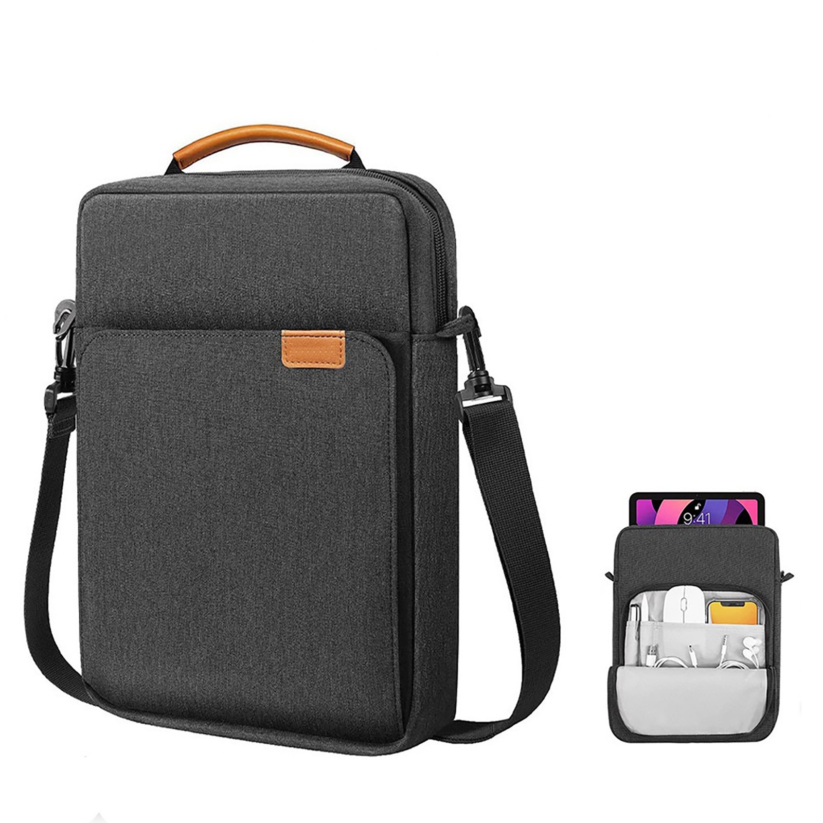 9-11 Inch Universal Tablet Sleeve Bag Storage Bag w/ Shoulder Strap for iPad