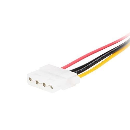 Seamless Connection: 3-Pack SATA to 4-Pin Molex Power Cables, 7 Inches Long
