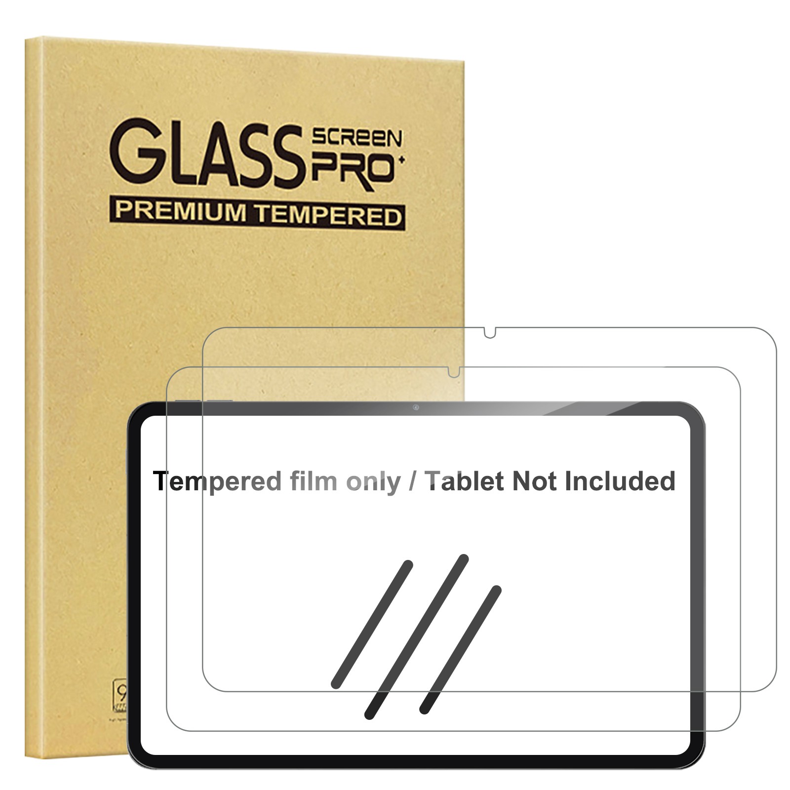 2 Pack Glass Screen Protector For Teclast ArtPad Pro 12.7″ Tablet 9H HD Clear