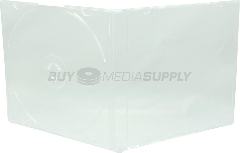 5.2mm Slimline Super Clear 1 Disc CD Jewel Case Lot