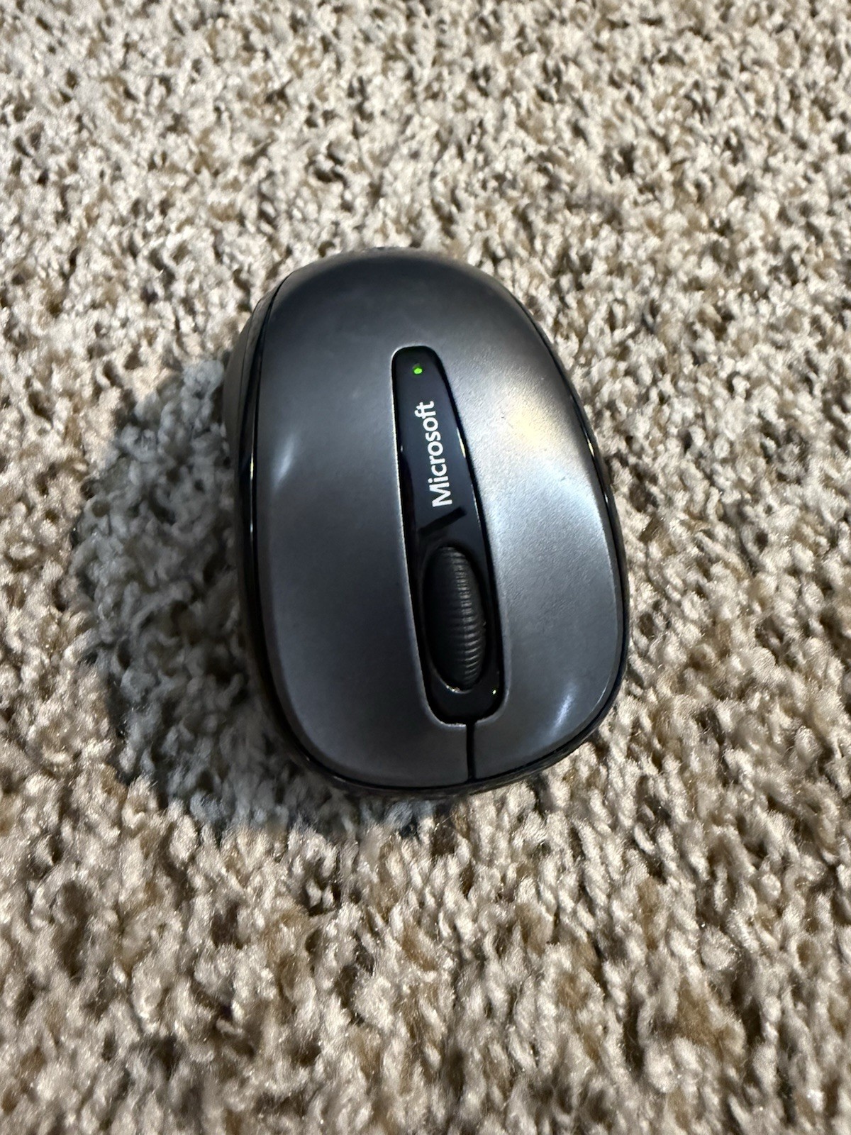 Microsoft Wireless USB Bluetrack Ambidextrous Mobile Mouse 3500 Gray Used