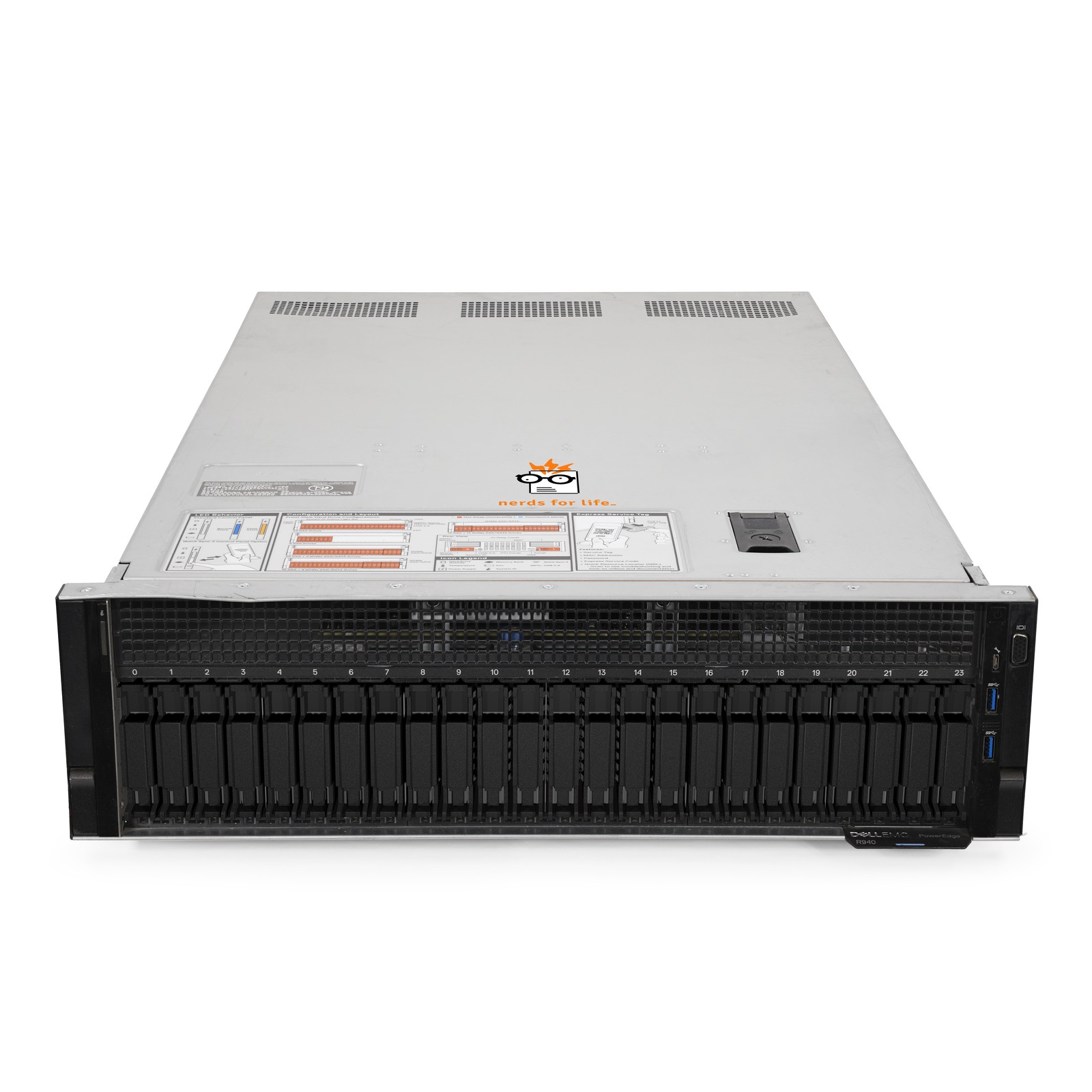 Dell PowerEdge R940 24B Server 4x 2.40Ghz Intel Xeon Gold 6148 80-Core 64GB RAM
