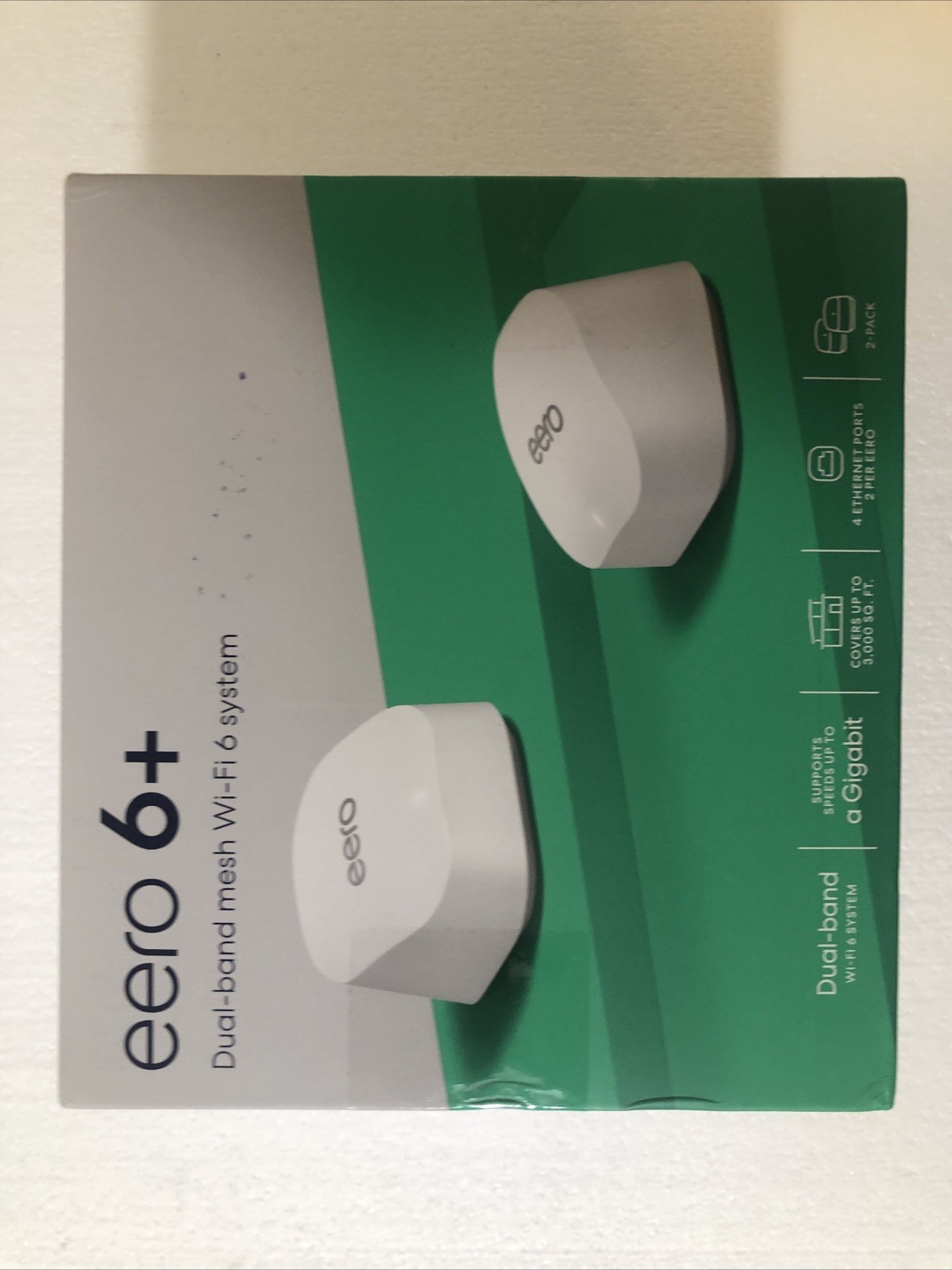 eero 6+ Dual Band AX3000 Wi-Fi 6 Router Mesh System – White ❌(READ DESCRIPTION)❌
