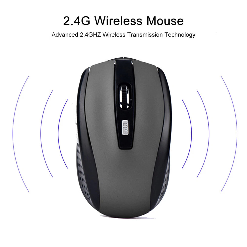 Wireless Optical Mouse Mice 2.4GHz USB Receiver For Laptop PC Computer DPI USA
