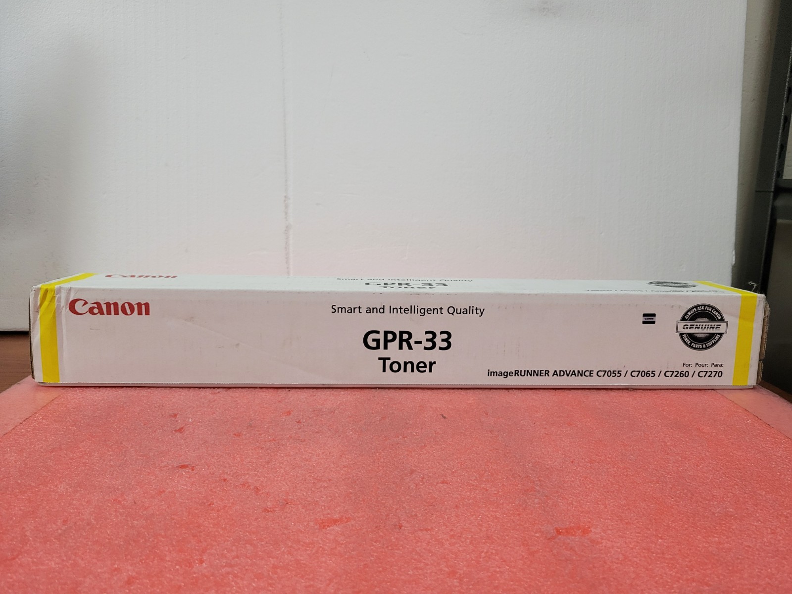 Genuine Canon GPR-33 Yellow Toner Cartridge OEM *NEW* | T201DS