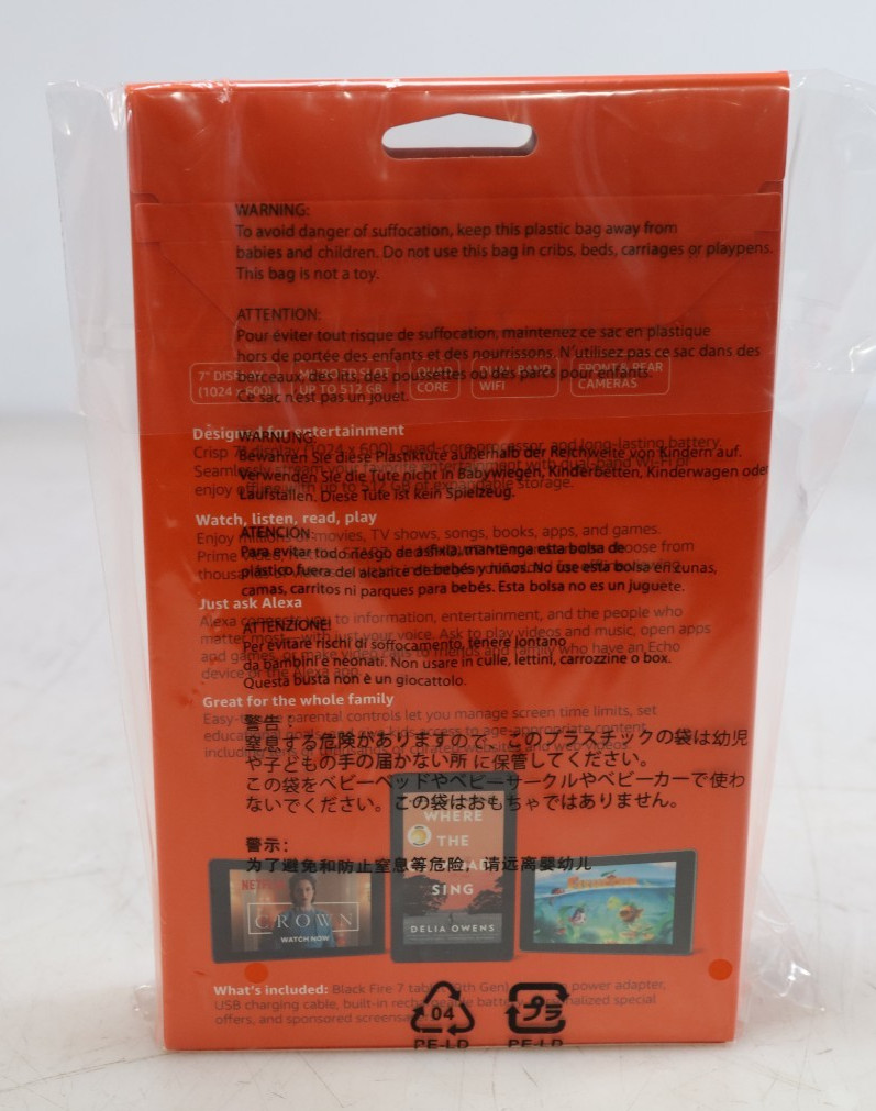 NEW Amazon Fire 7 with Alexa 9th Gen 7″ IPS 16GB Quad-Core WiFi Tablet
