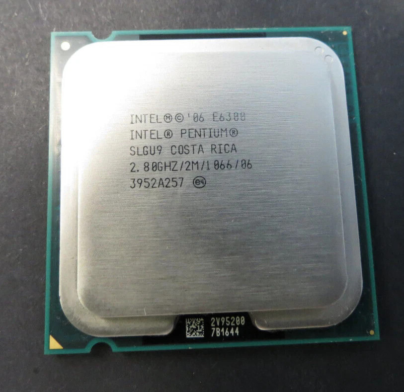 Intel Core 2 Duo E6300 1.87GHz 2-Core LGA775 Desktop CPU SL9SA SL9TA SLA2L SLA5E