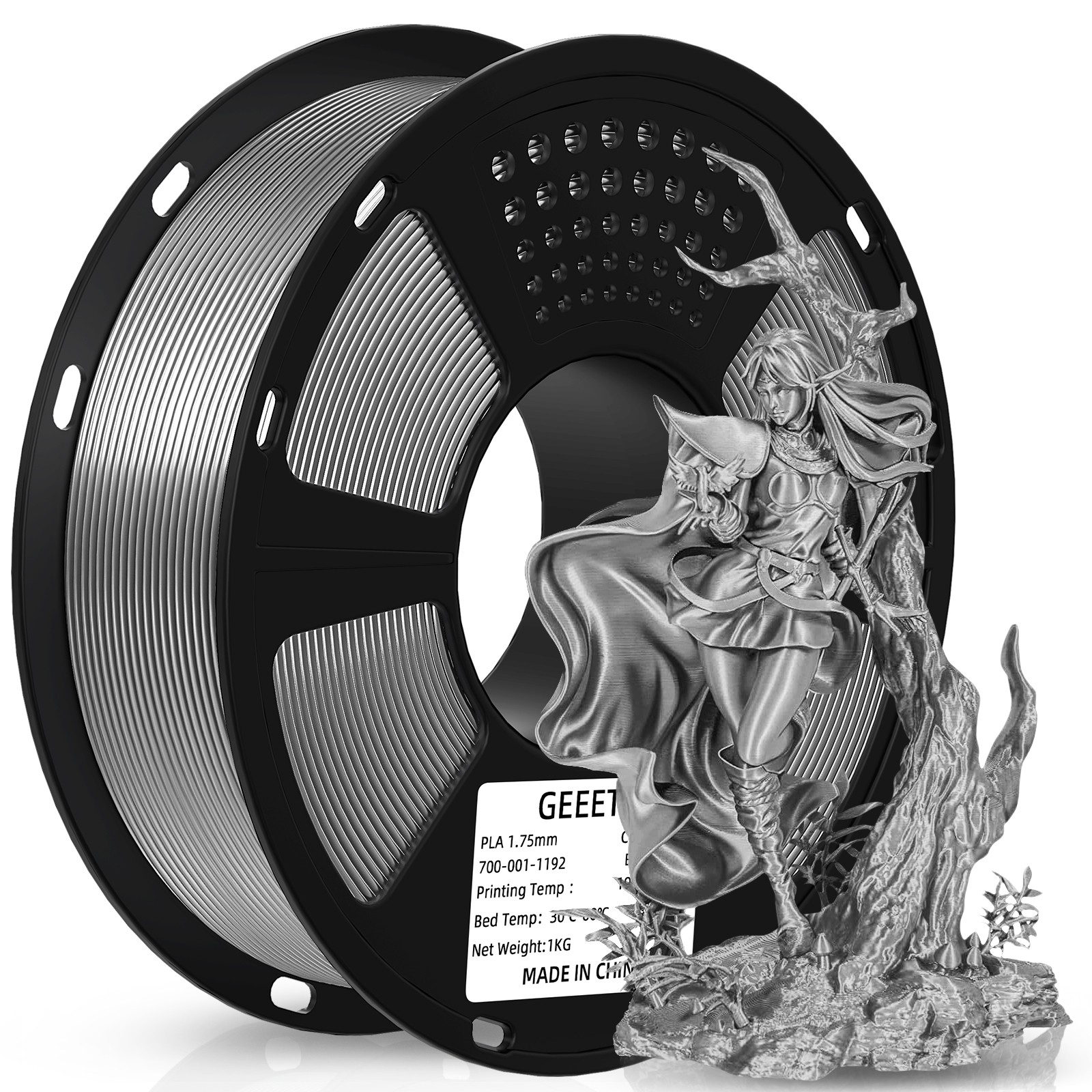 【Buy 6 Get 4 Free!Add 10】GEEETECH 3D Printer Filaments PLA /ABS+/PETG/TPU 1.75mm