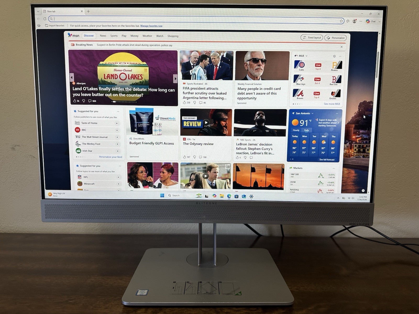 HP ELITEONE 800 G4 23.8″ AIO INTEL CORE I5-8500 3GHZ 16G 256GB M2 Windows 11 Pro