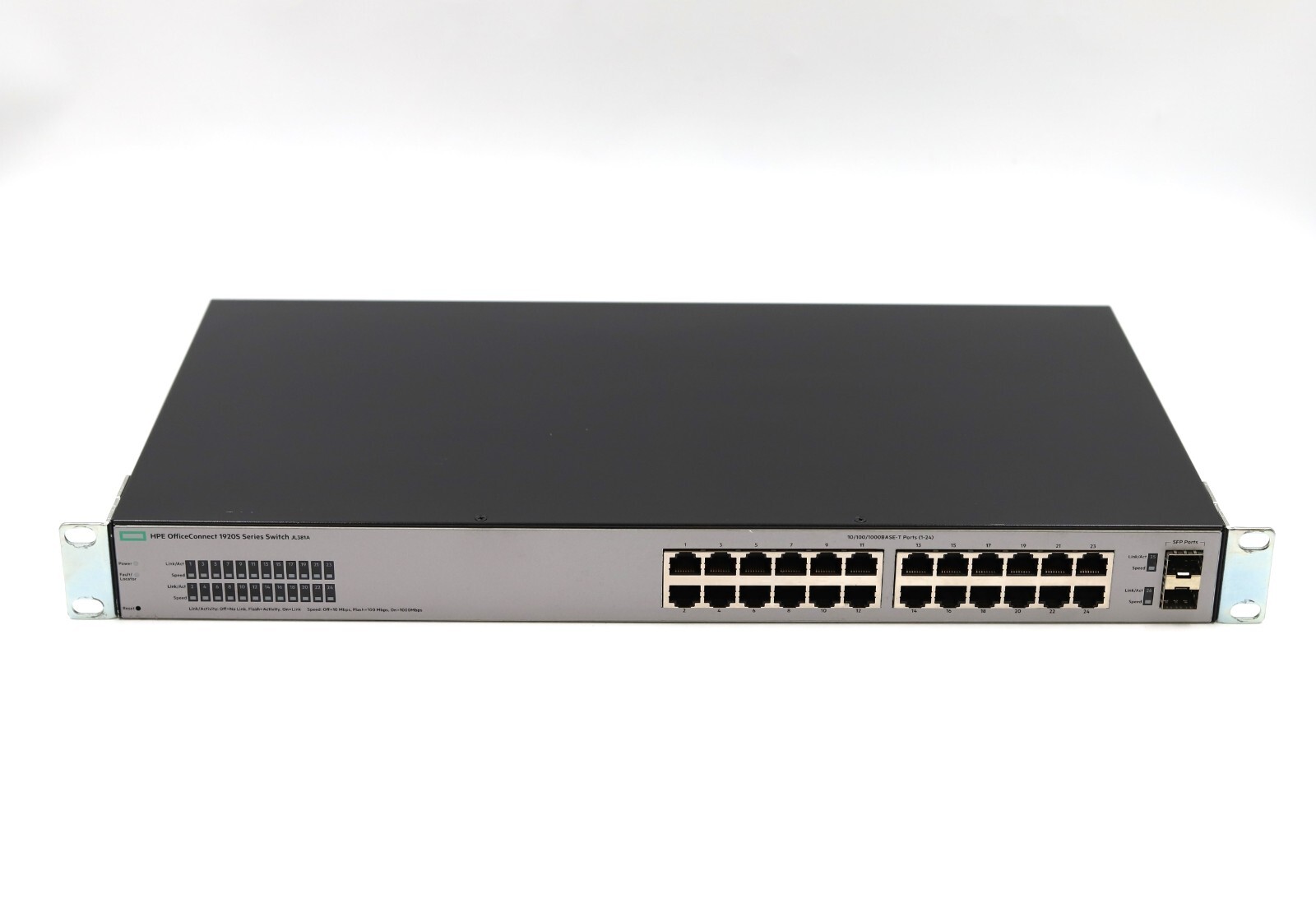 HPE OfficeConnect 1920S 24-Port Gigabit Managed Switch with Ears P/N: JL381A