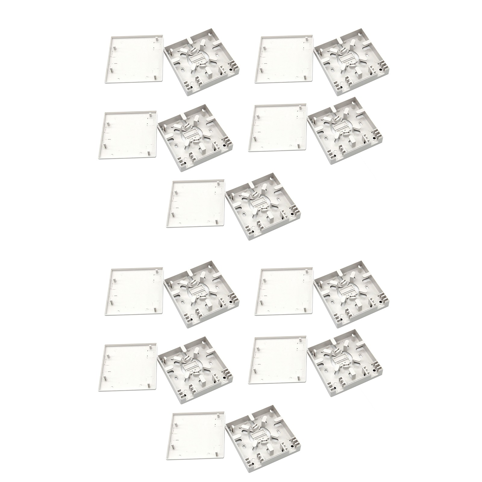 10Pcs 2 Ports SC Fiber Optics Optical Termination Distribution Protection Box A