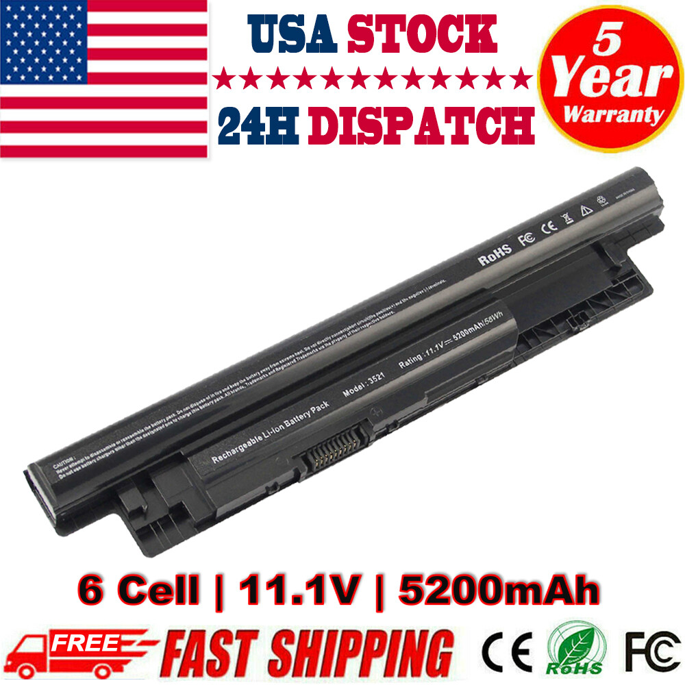 For Dell Inspiron 15 3878 3521 3531 0MF69 24DRM 6 Cell 11.1V 5200mAh Battery