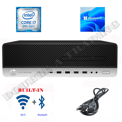 HP ELITEDESK 800 G5 SFF i7-9700 + up to 128GB RAM & 2*2TB SSD & 8TB HD & WiFi+BT