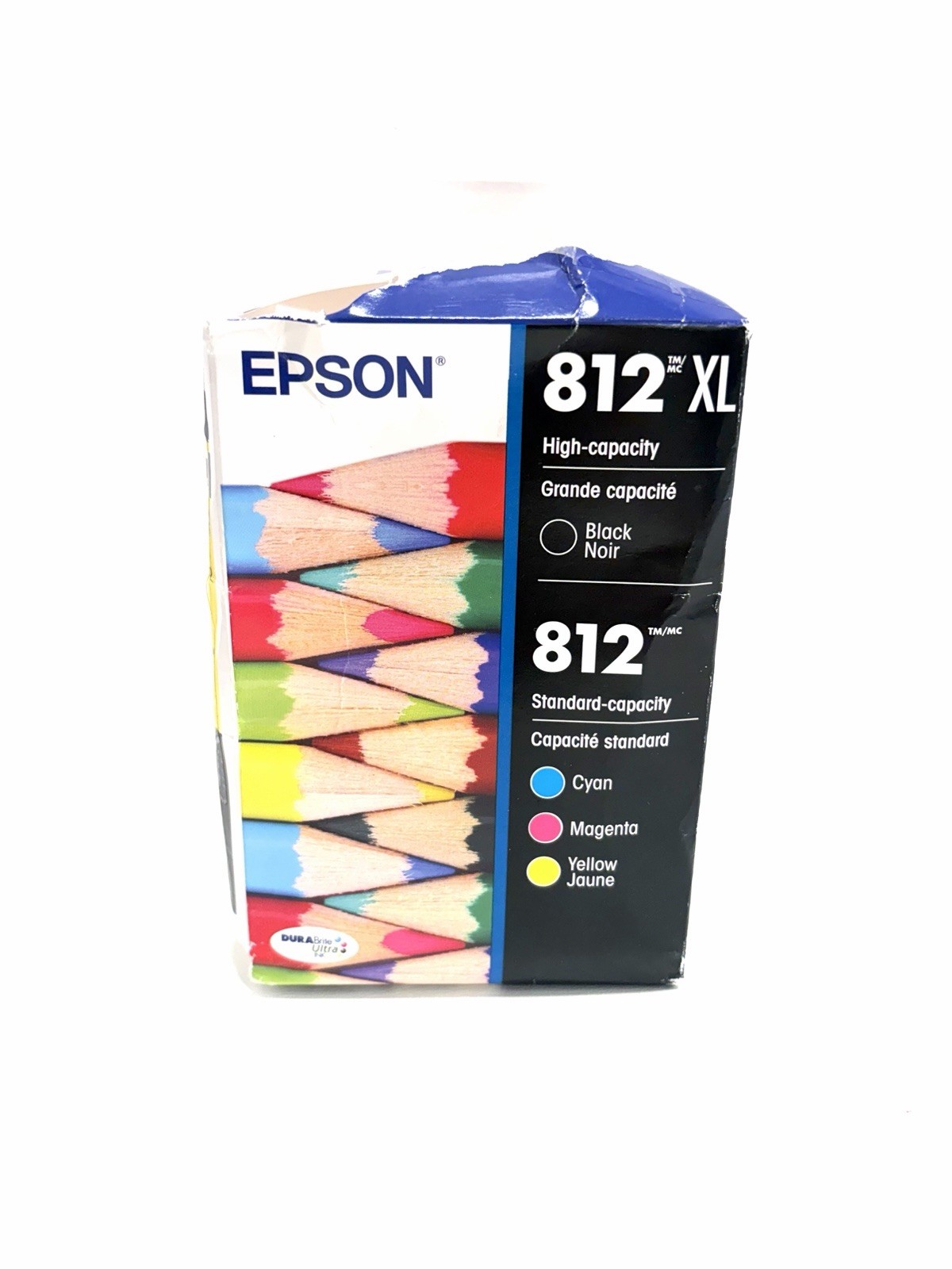 Epson Genuine 812XL Black, 812 Color Ink Cartridges EXP 2029,Sealed Ink,Open Box