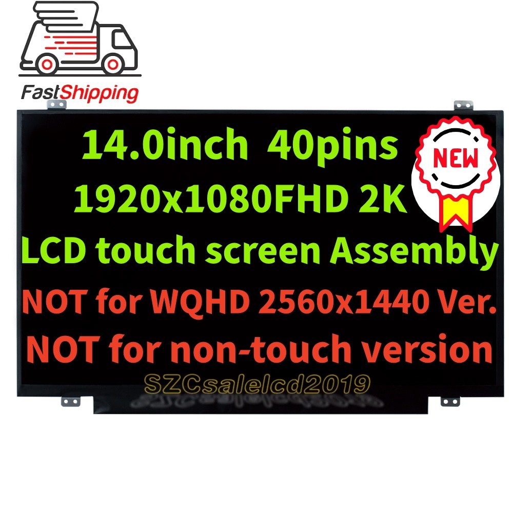 00UR895 LCD Touch Screen R140NWF5 R1 HW3.3 For Lenovo ThinkPad T470S 20HF 20JS