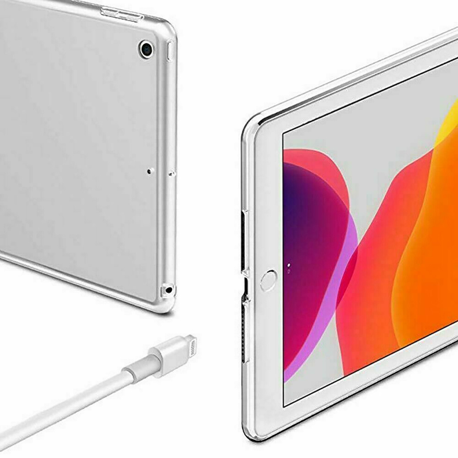 Clear TPU Case Soft Cover For Apple iPad 7 8 9th 10.2″ Mini 6 Air 4 5 Pro 23 11″