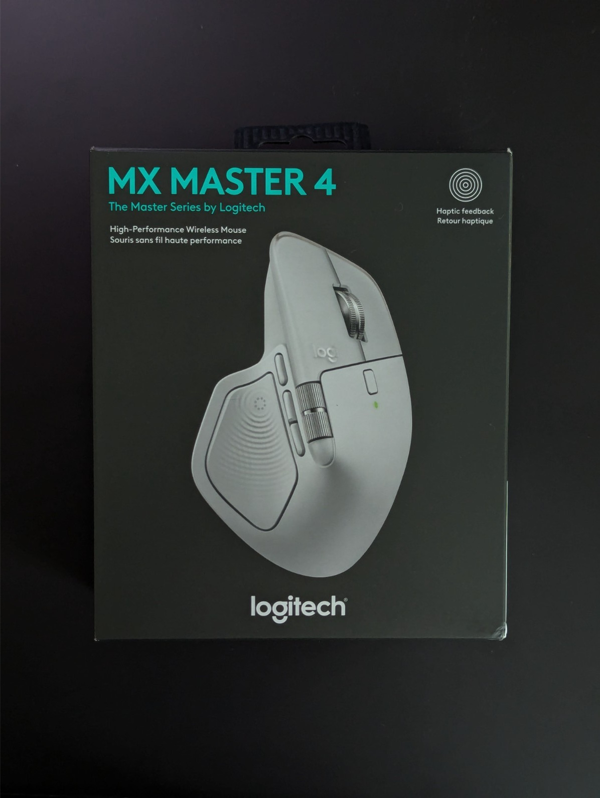 Logitech MX Master 4 Wireless Mouse – Pale Gray [OPEN BOX, NEVER USED]