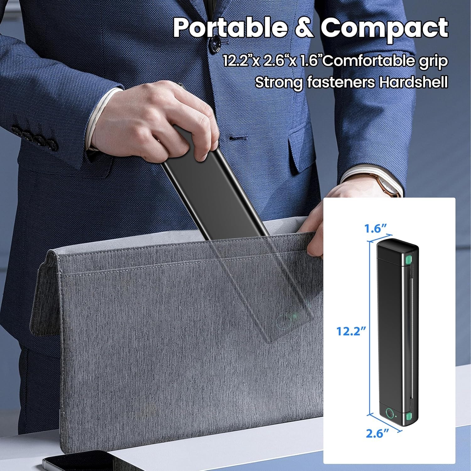 Phomemo M08F Thermal Printer Bluetooth Thermal Printer for 8.5″ X 11″ US Letter