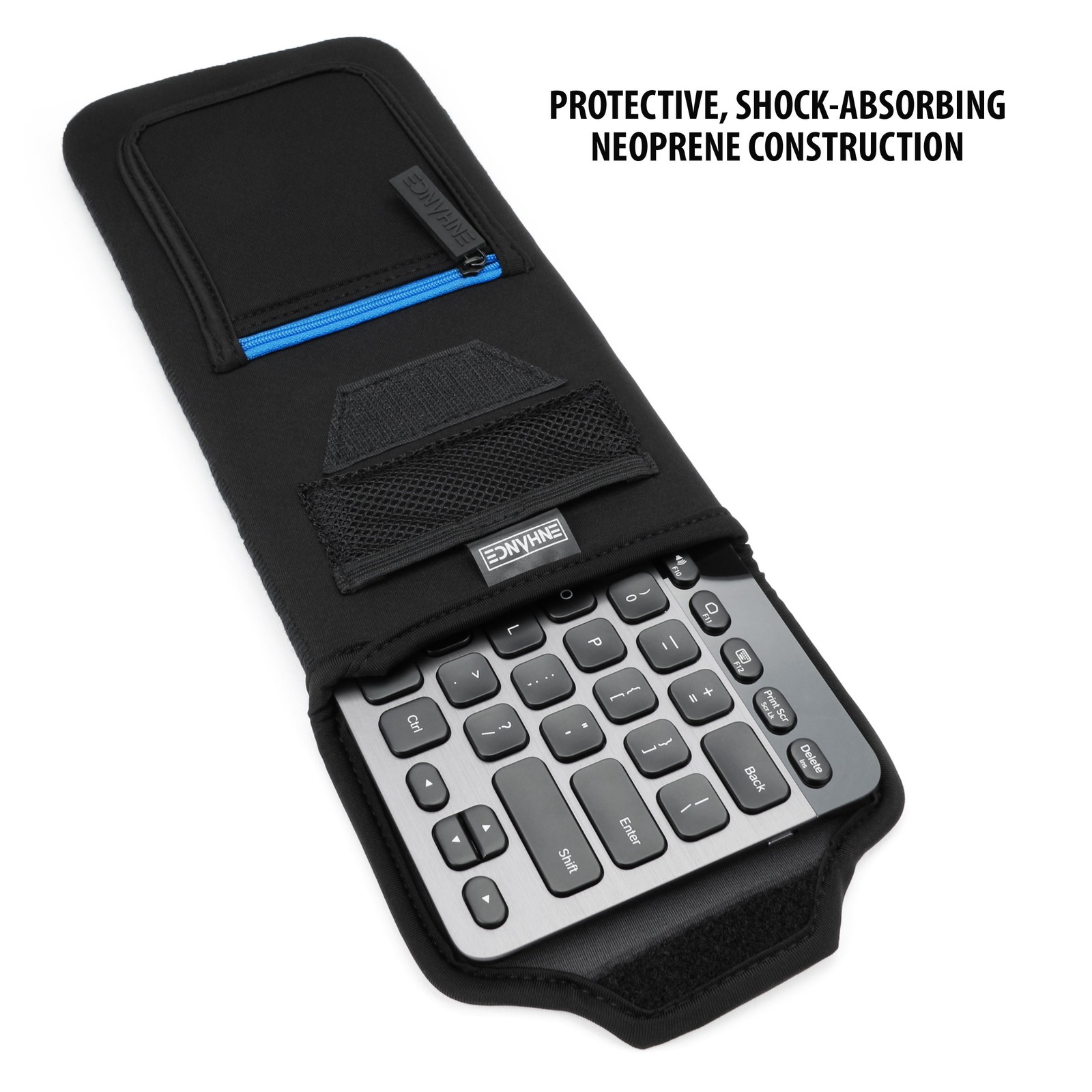 ENHANCE Bluetooth Keyboard Sleeve Case – Compatible with Logitech, Anker, Apple
