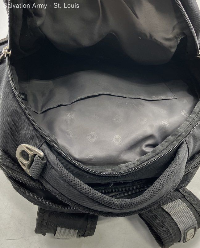 Swissgear Black Inner Pocket Adjustable Shoulder Strap Laptop Backpack Bag