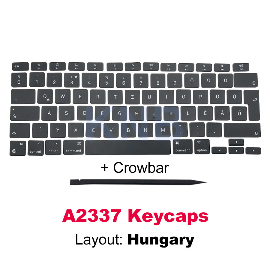 Laptop A2337 Key Keycaps Keys Hungary Layout for Macbook Air 13″ M1 Late 2020