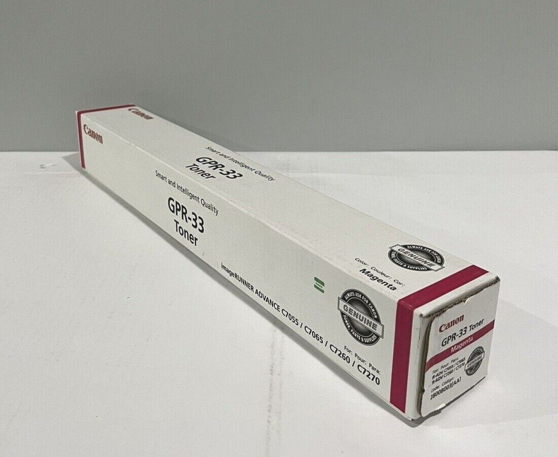 Canon GPR-33 Magenta 2800B003AA OEM Toner Cartridge For C7055,C7065,C7260,C7270