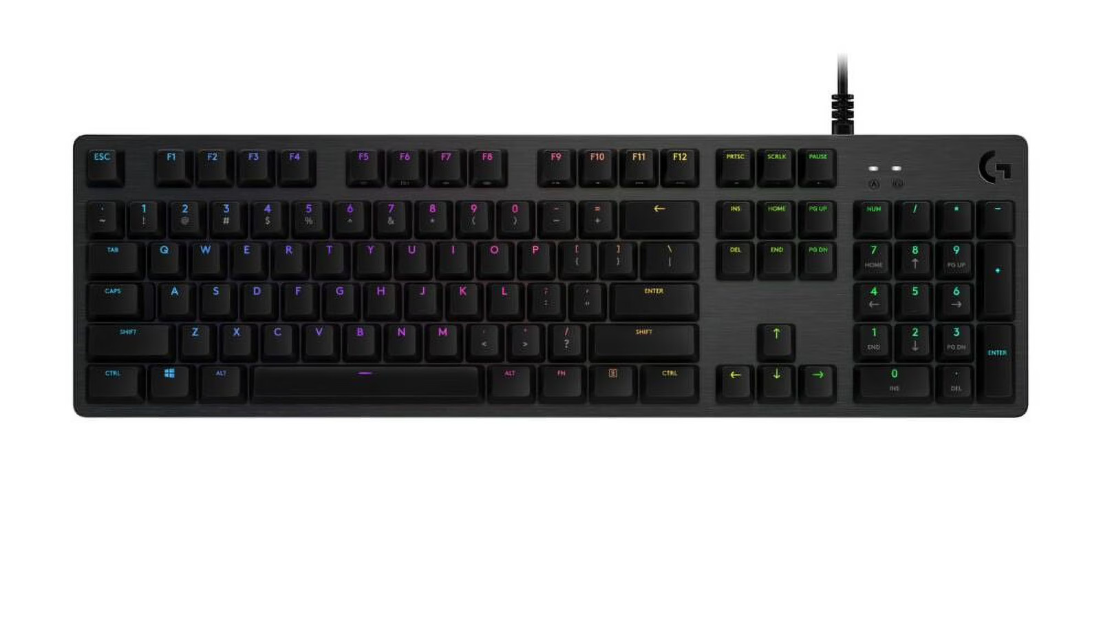 Logitech – G512 LIGHTSYNC RGB Mechanical Gaming Keyboard (Tactile) – Carbon