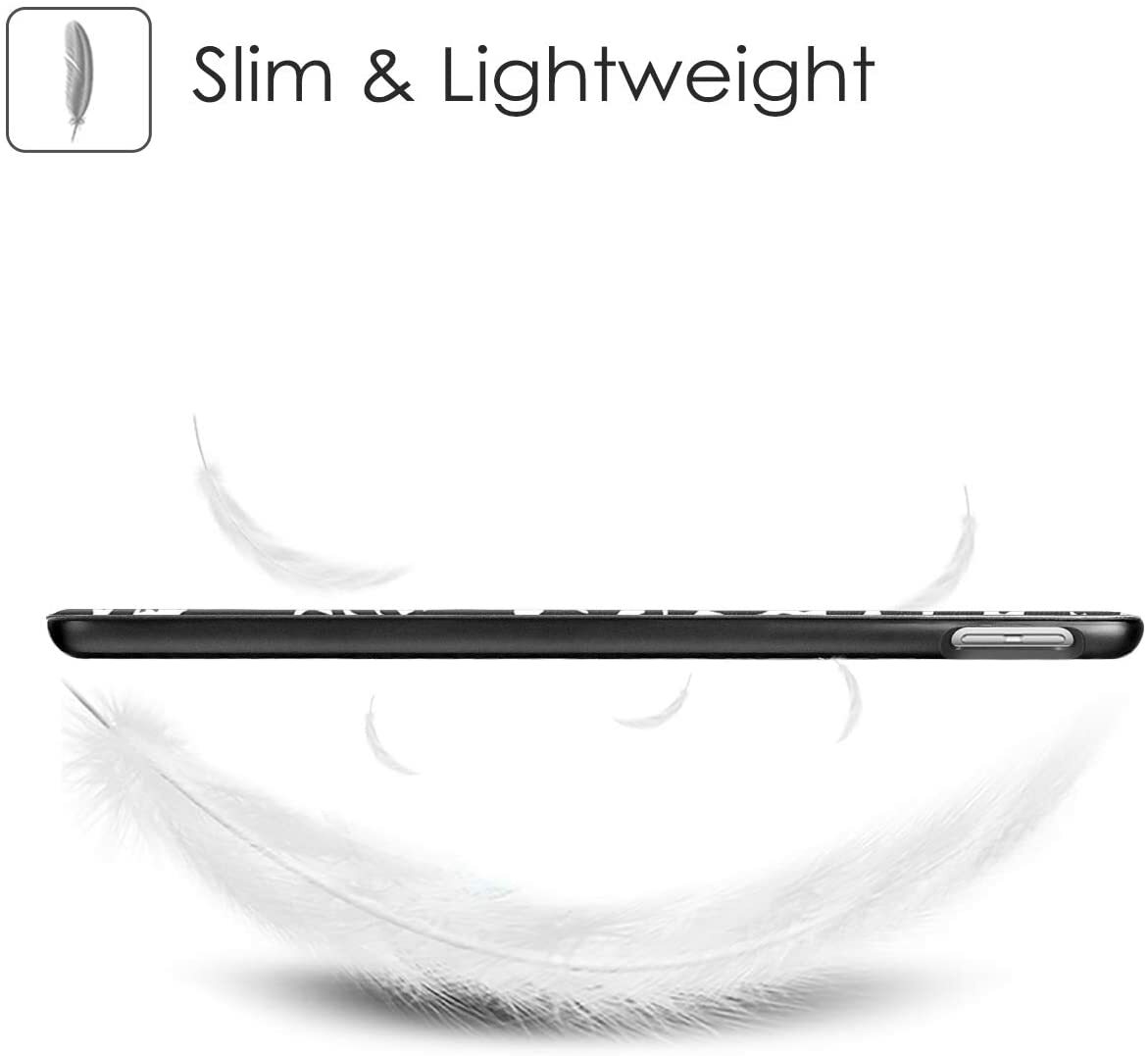 iPad 10.2 Case 9th 8th 7th Gen 10.2 Case Slim Shell Standing Hard Back Cover