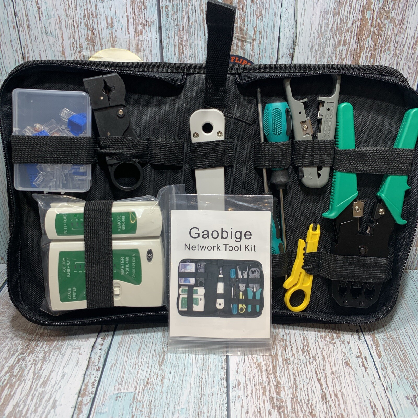 Network Tool Kit for Cat5 Cat5e Cat6 11 in 1 Portable Ethernet Cable …