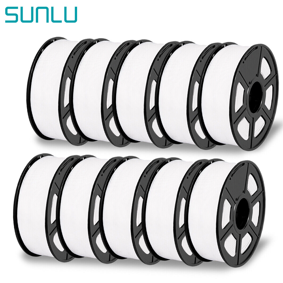 SUNLU 10KG ABS 3D Printer Filament 1.75mm Highly Resistant Durable Strong Spool