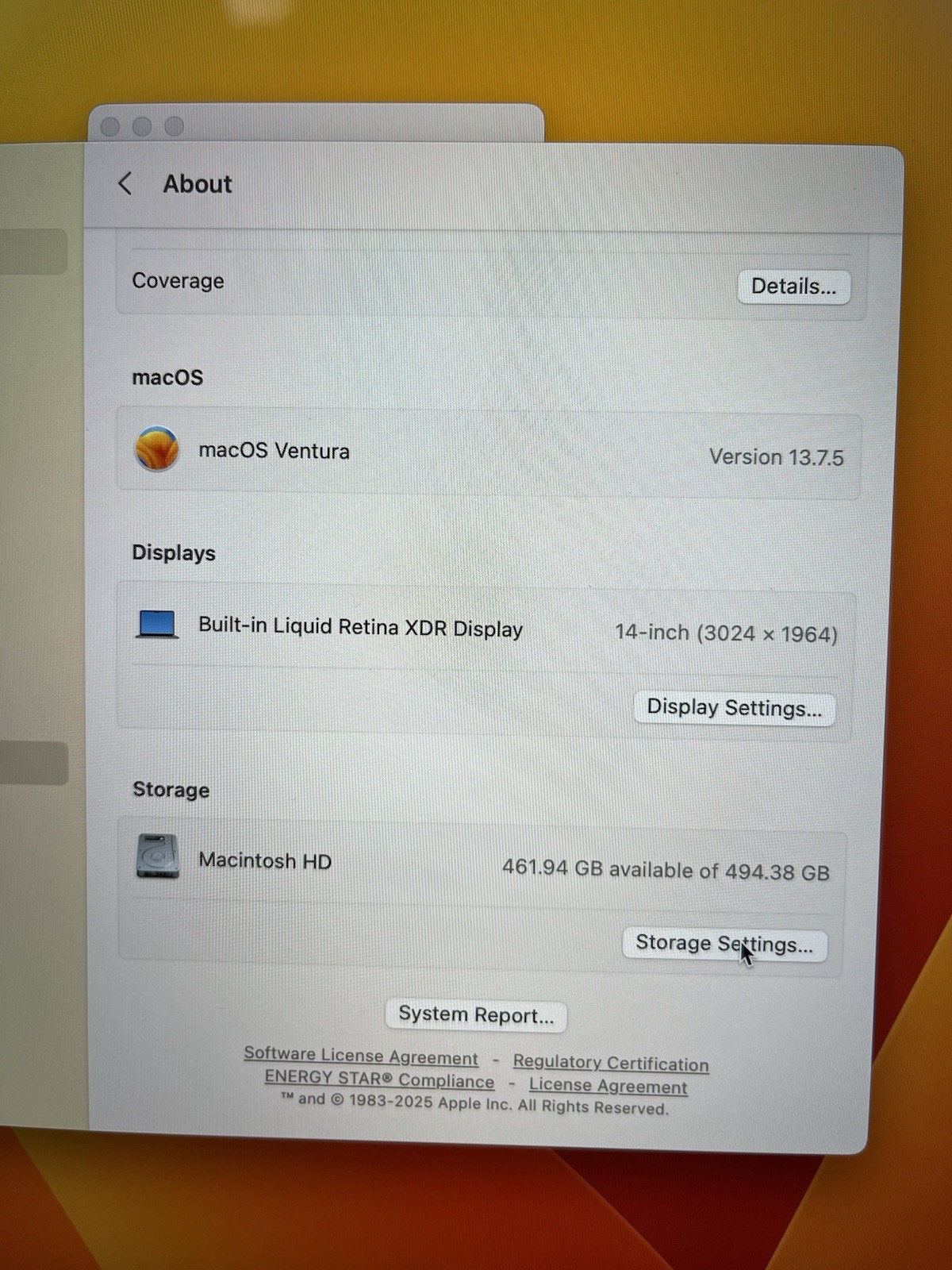 Apple MacBook Pro 14” Laptop MPHE3LL/A Space Gray – 2023