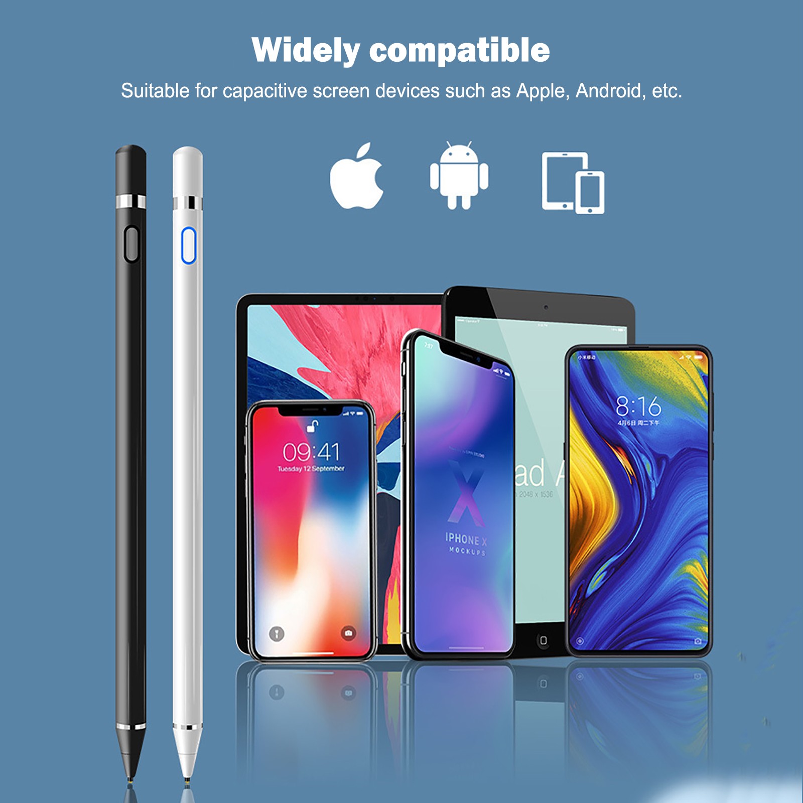 Universal Stylus Pen Pencil for Apple iPad iPhone Android Samsung Tablet / Phone