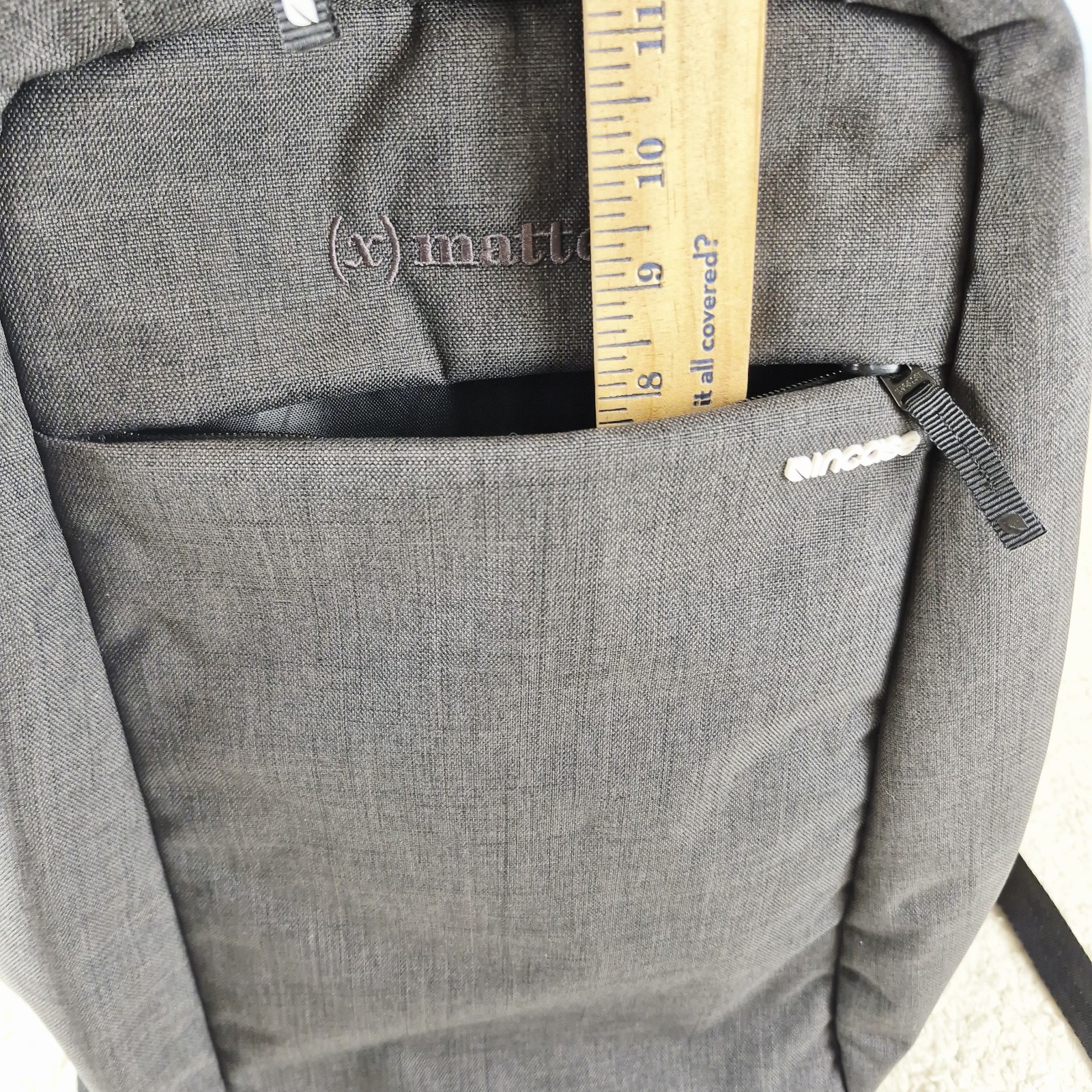 Incase ICON 16″ Backpack, Icon Lite Pack with Woolenex Black NWT