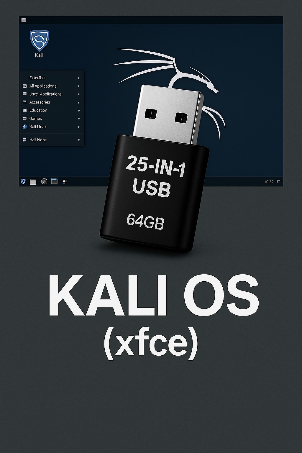 25-in-1 OS USB 128GB Bootable Linux Pack, Arch, AntiX, Fedora, Mint, Zorin, Kali