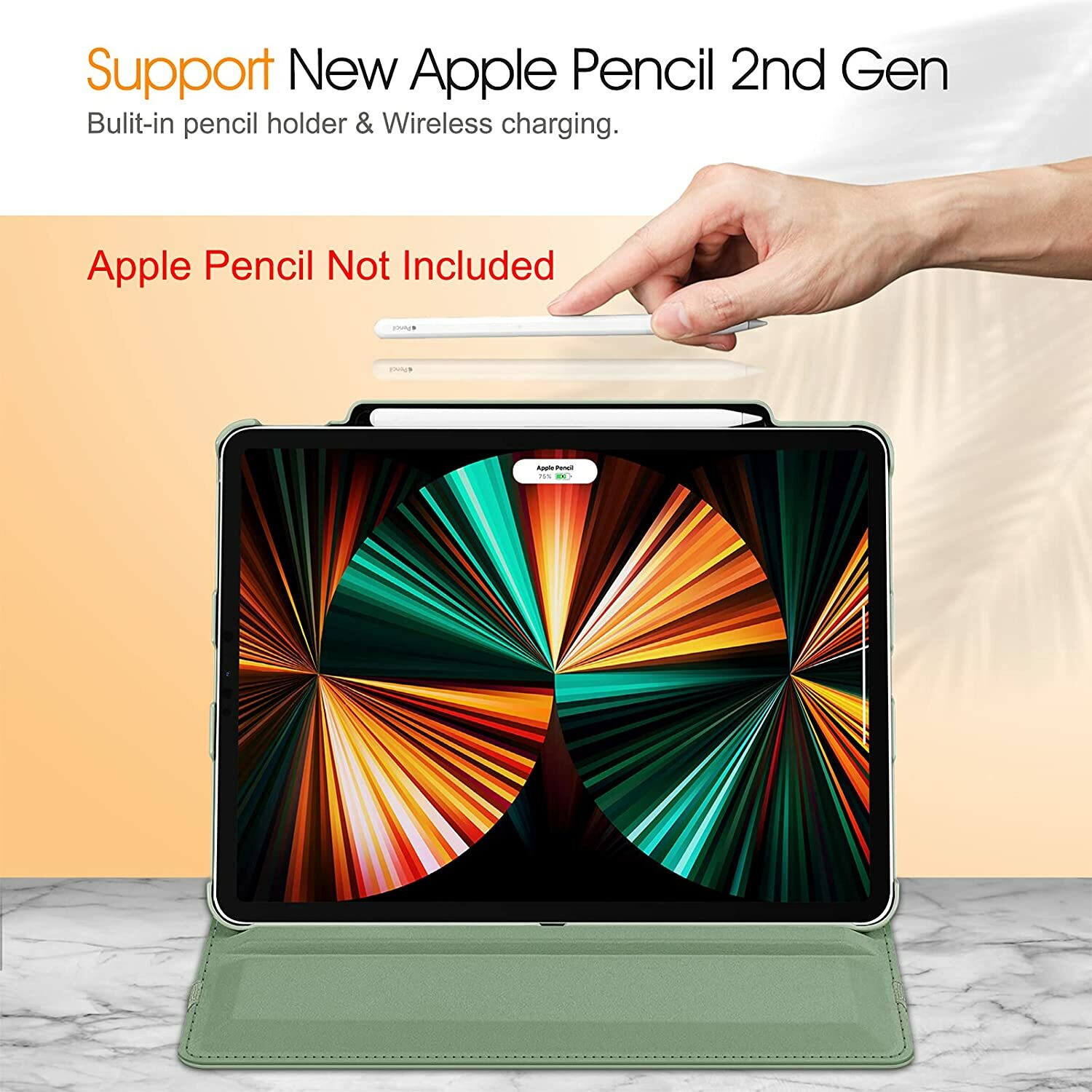 360 Degree Rotating Case Stand Cover for Apple iPad 9th/iPad Pro 11 /12.9 2022