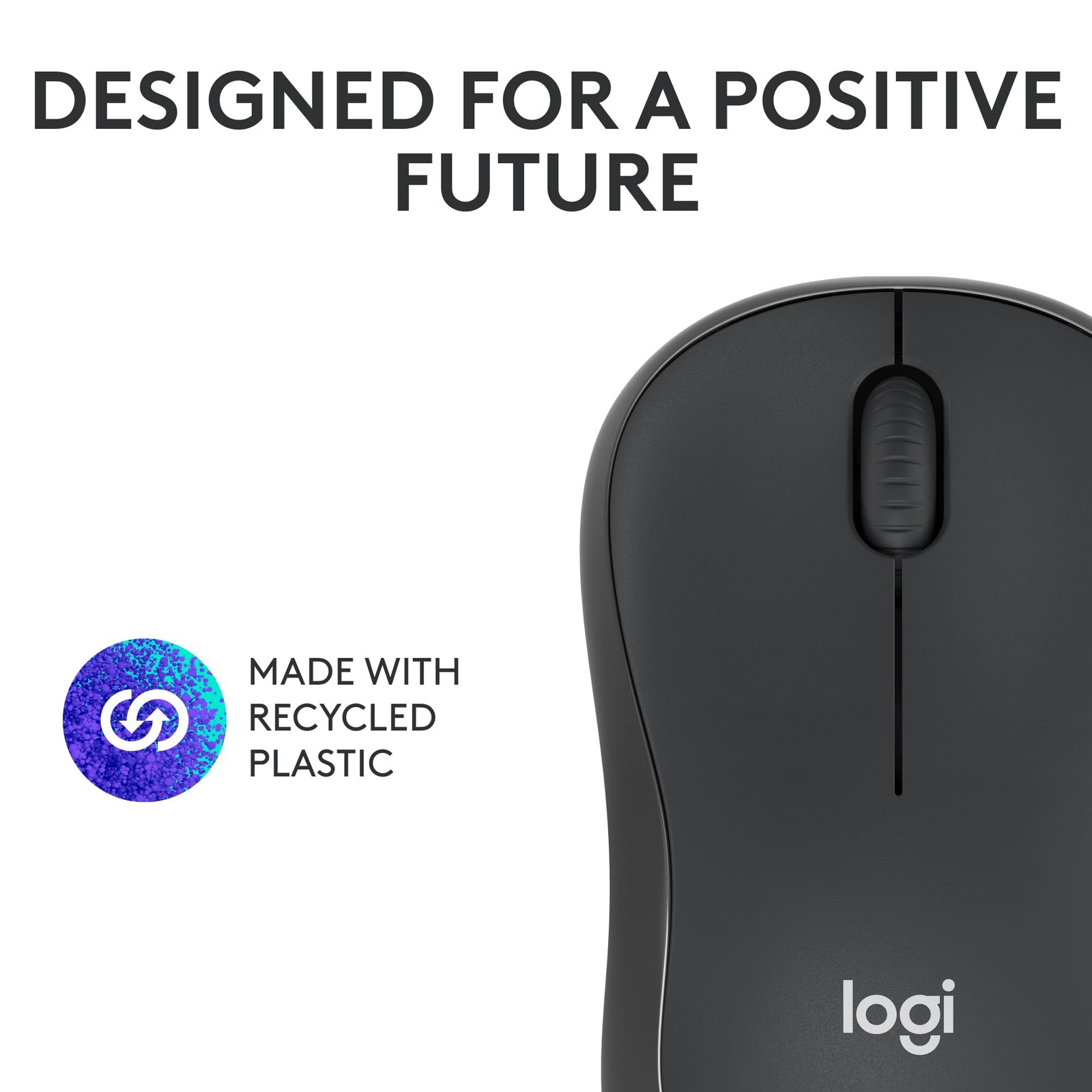 Logitech M240 Silent Bluetooth Mouse, Wireless, Compact, Portable, Smooth Track