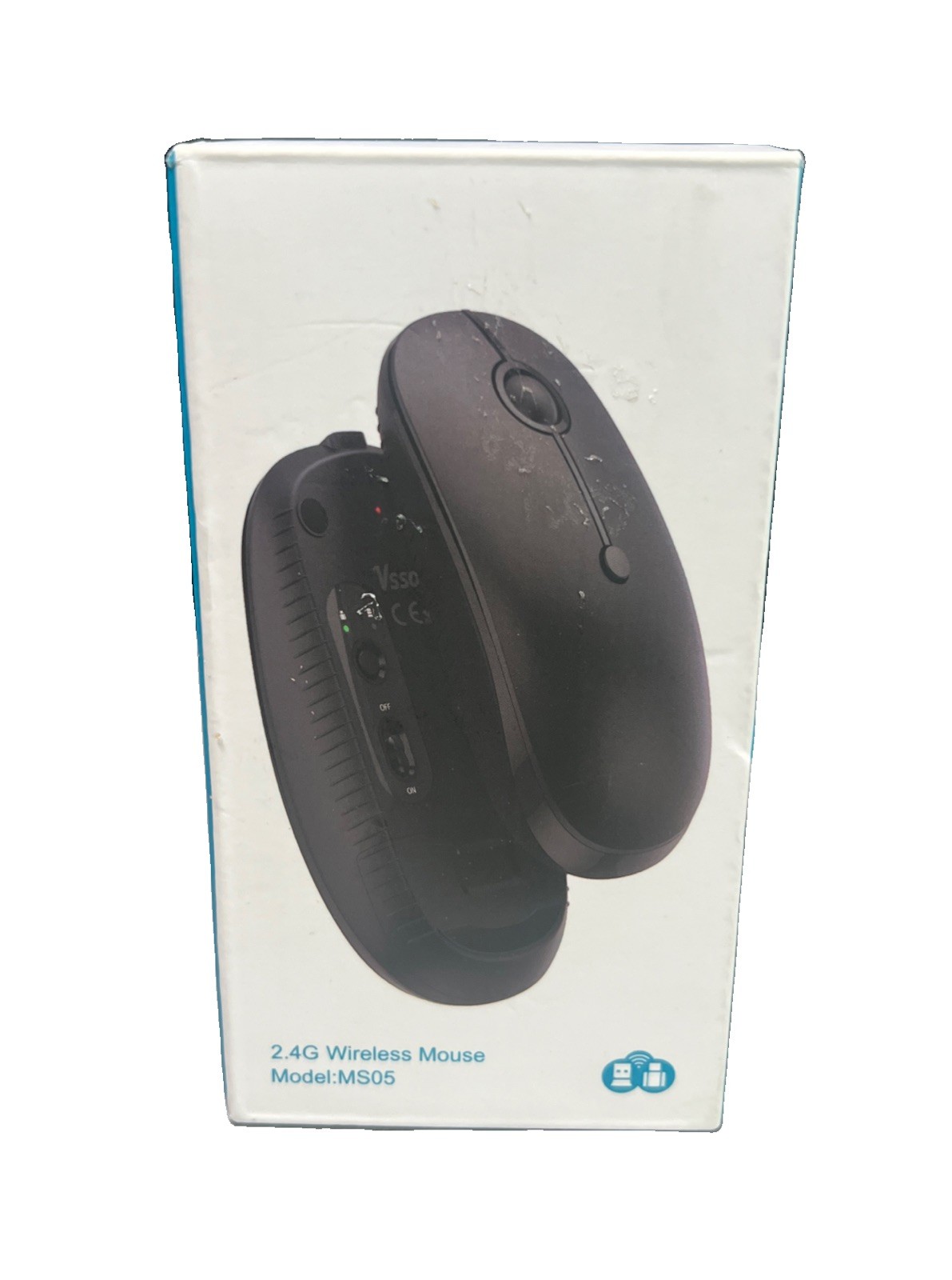 Vssoplor Type C MacBook Wireless Mouse Dual Mode 2.4G USB C Cordless MS05