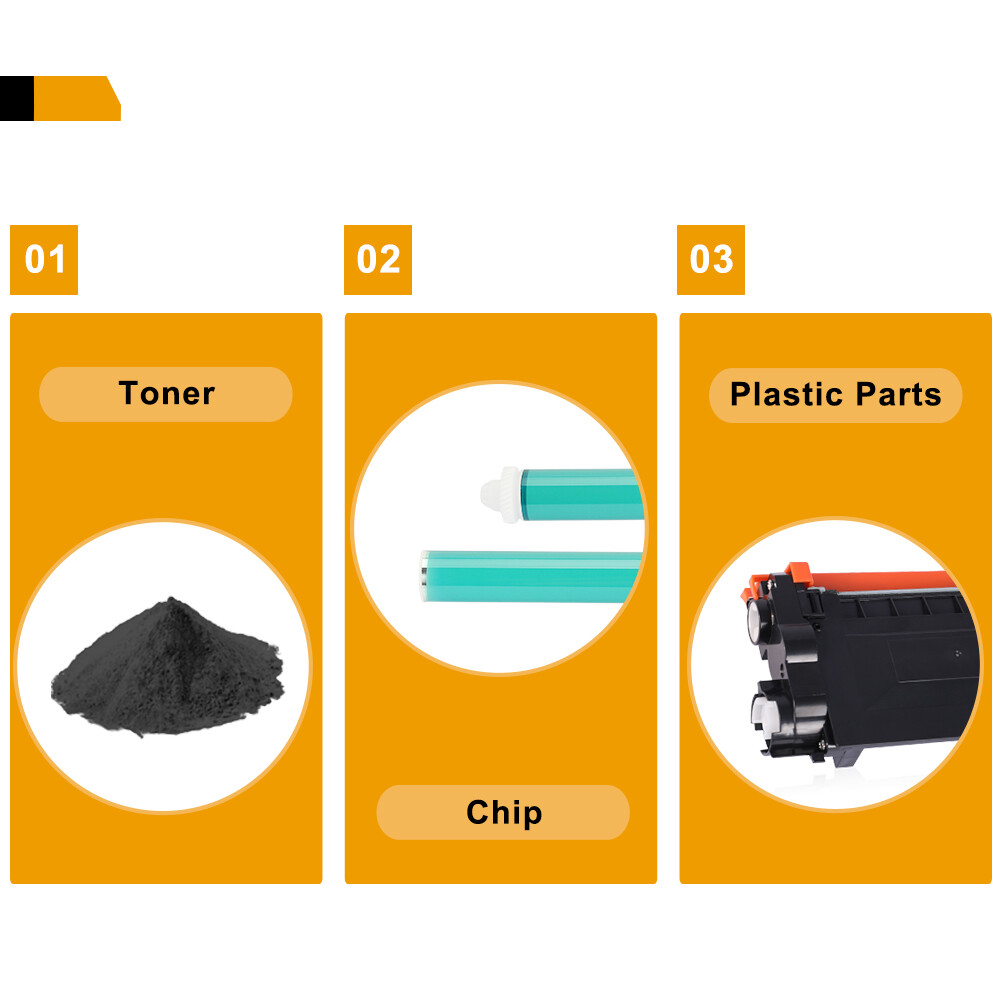 2-Pk/Pack E310 Toner Compatible For Dell E310DW E515DN E515DW E514DW 593-BBKD