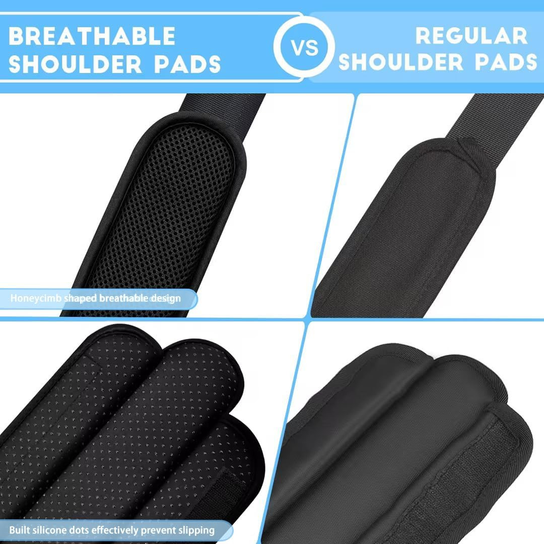 2-Pack Universal Shoulder Pad with Ultra Thick Cushion for Bag Luggage Bag Cross