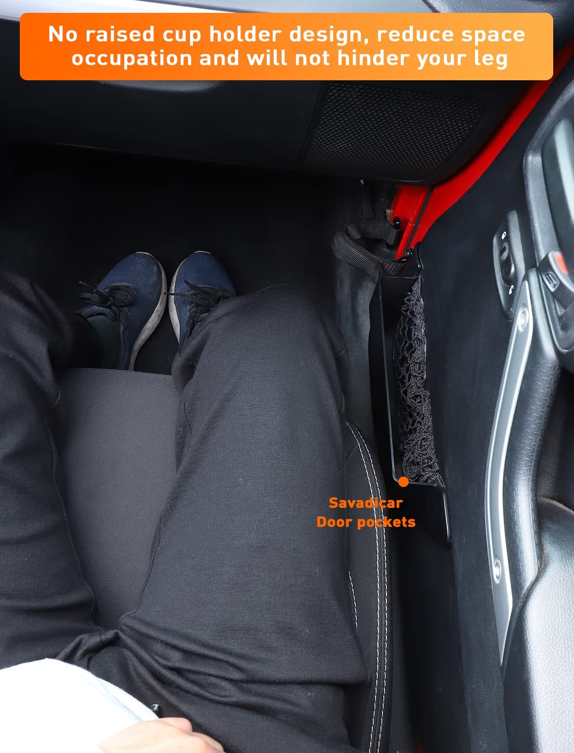 Front Door Storage Pockets for 2011-2018 Jeep Wrangler JK 2 PCS
