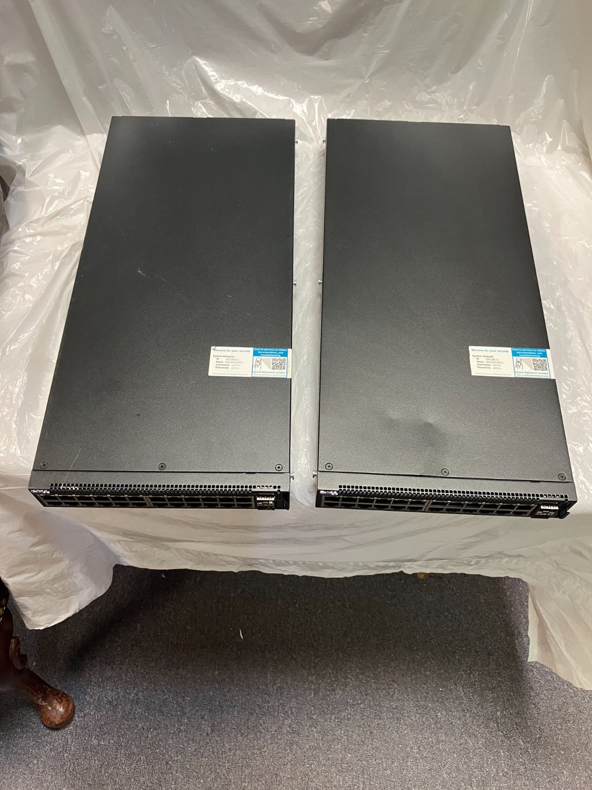 Dell X1018P – 9PN0D 16 Port Gigabit & 2x SFP Smart Managed Switch QTY 2