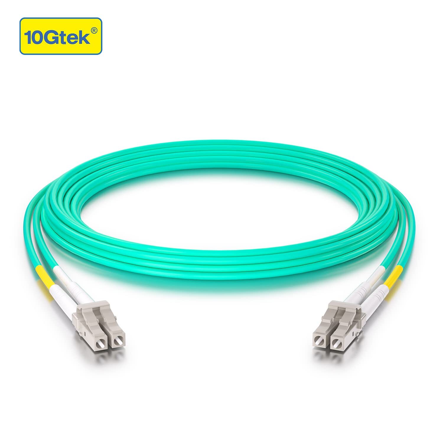 OM3 LC to LC Fiber Optic Patch Cable Multi-Mode Jumper Duplex 0.2 ~ 100 meters