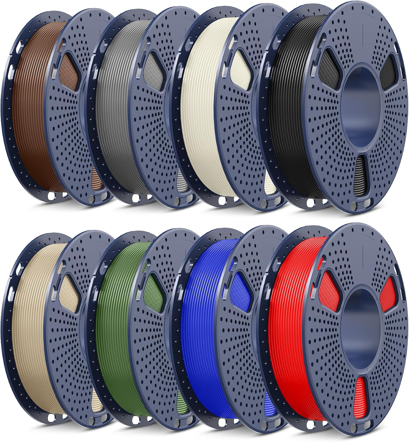 3D Printer Filament Bundle PLA Filament 1.75Mm, Individually Vacuum