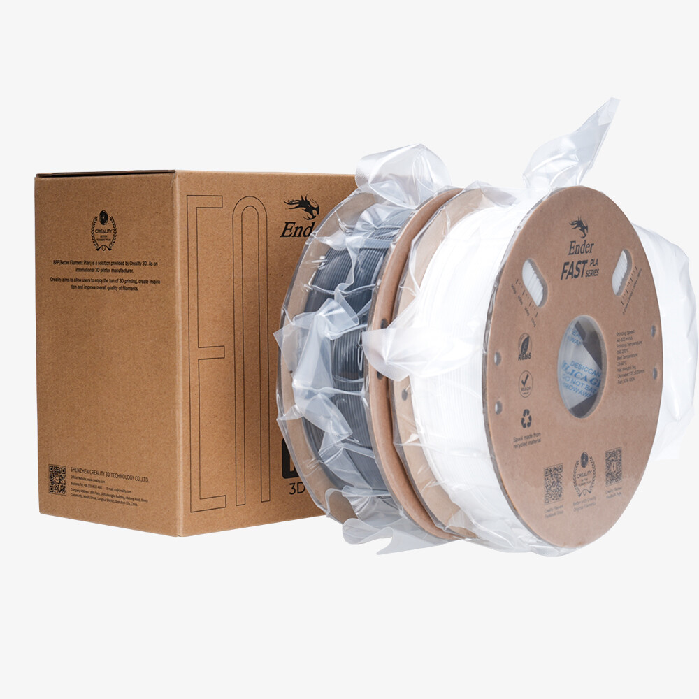 Creality 2 Pack Ender Fast PLA Filament 3D Printer 1.75mm Filament Fast Print