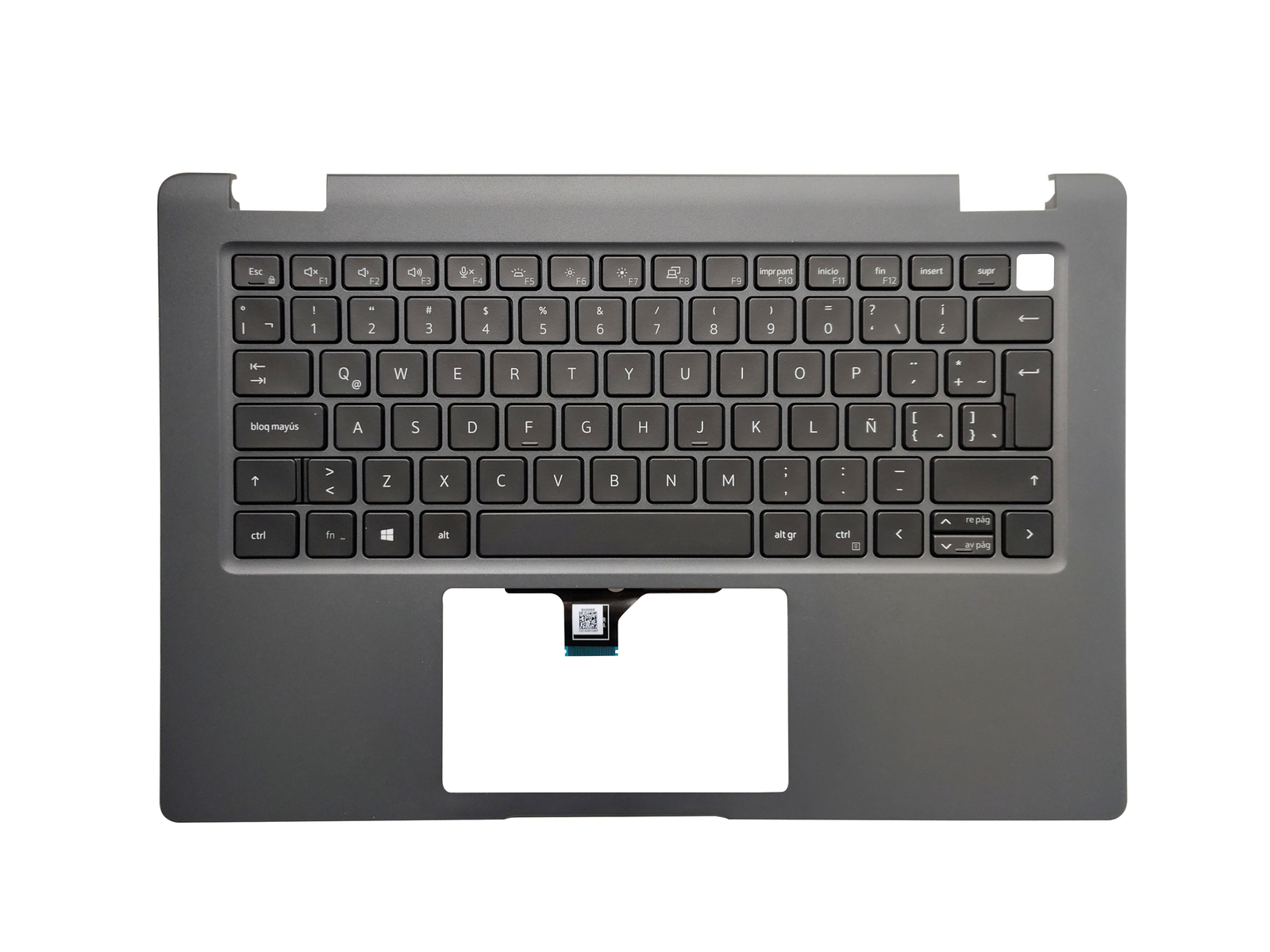 Laptop NEW For Dell Latitude 3440 Latin Spanish Keyboard Palmrest Cover 0R2DCD