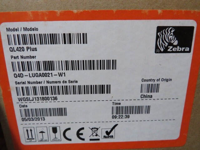Zebra QL 420 Plus Label Thermal Printer WIFI Q4D version Q4D-0UGA0021-W1 WALMART