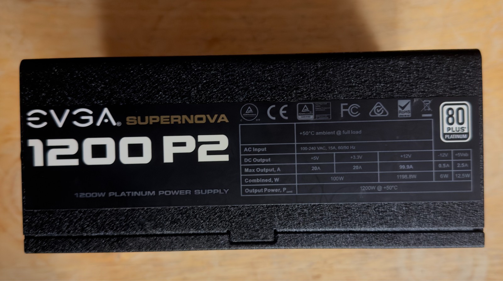 EVGA Supernova 1200 P2 Platinum 1200W PSU – Great Condition